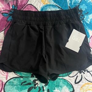 Athleta Girls Black Athletic Shorts
